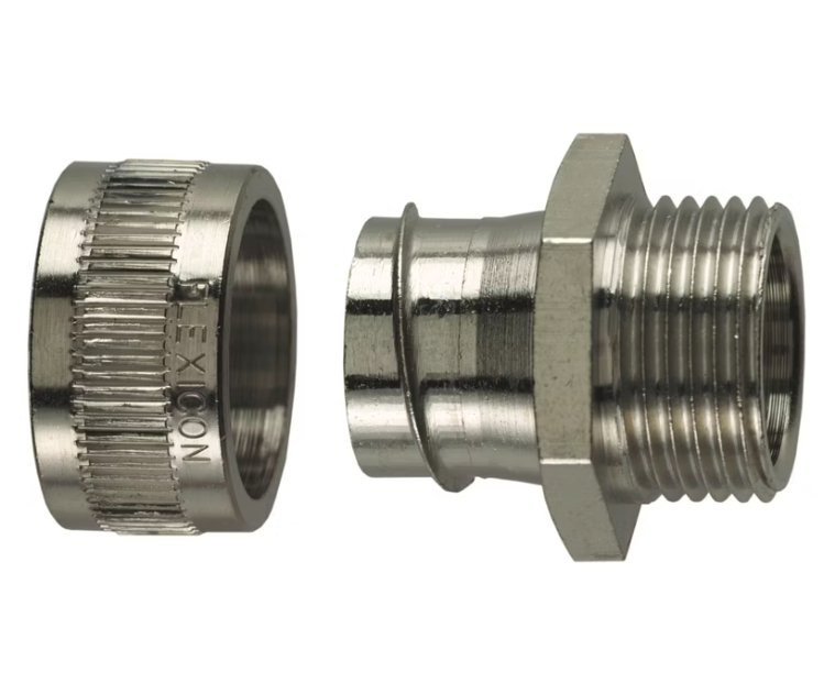 Suojaletkuliitin Flexicon Metalli HF FU16-M20-M - KarelianStore