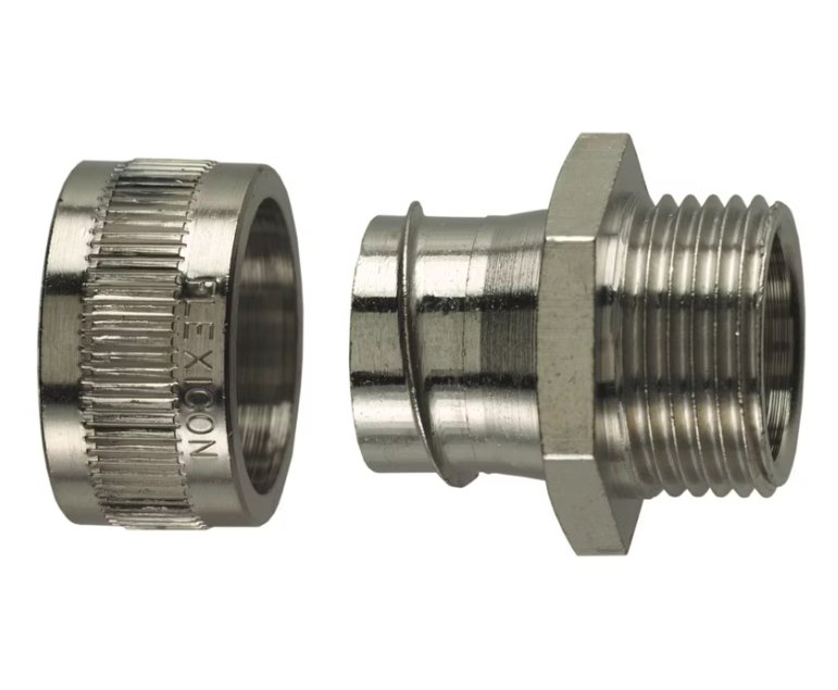 Suojaletkuliitin Flexicon Metalli HF FU40-PG36-M - KarelianStore