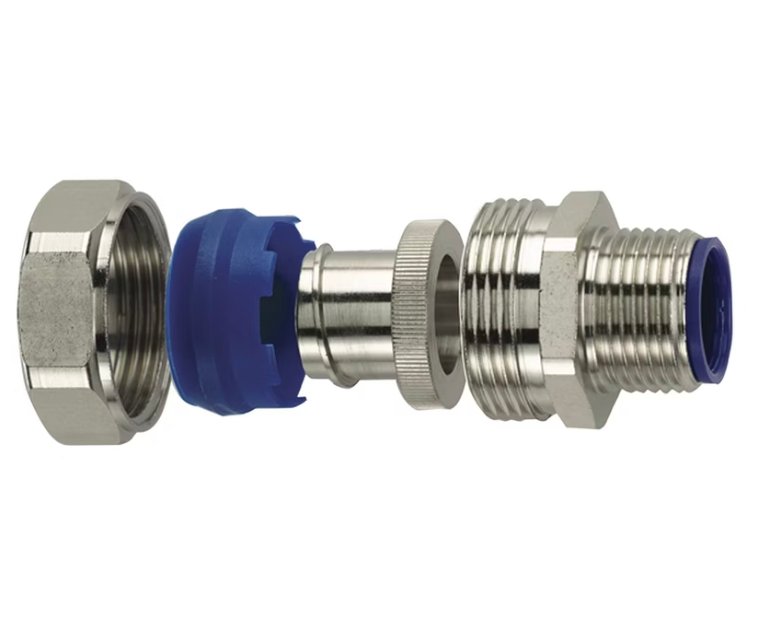 Suojaletkuliitin Flexicon Metalli HF LTP16-M20-C - KarelianStore