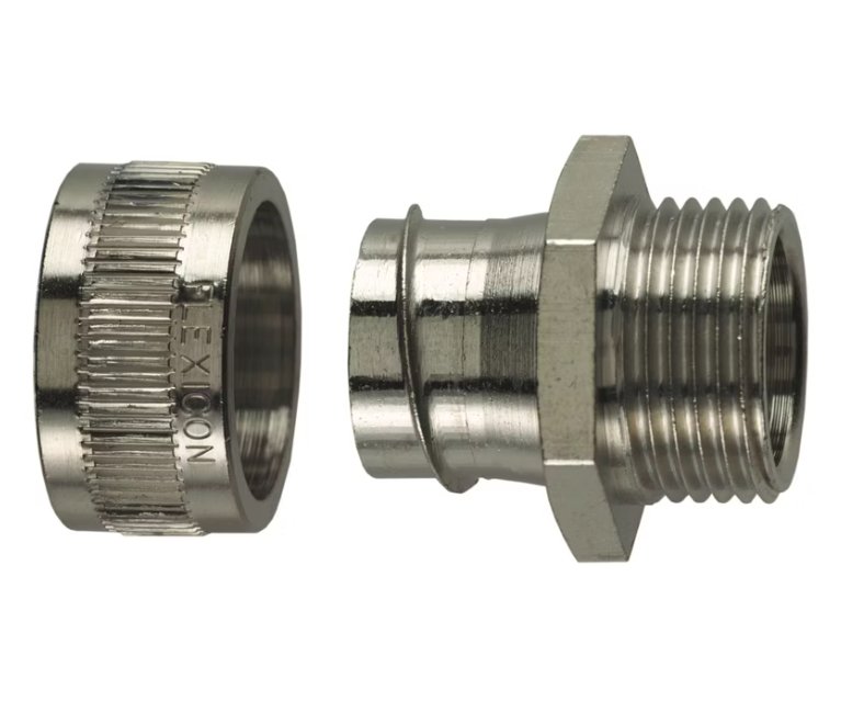 Suojaletkuliitin Flexicon Metalli HF SSU25-M25-M - KarelianStore