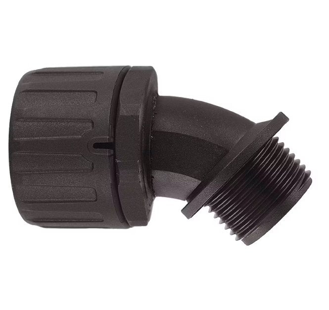 Suojaletkuliitin Flexicon Muovi HF FPA21-M20-45B Musta - KarelianStore