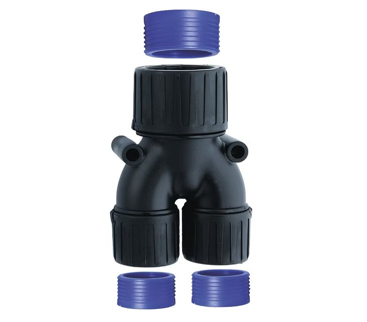 Suojaletkuliitin Flexicon Muovi HF FPAX28-21-21B Musta 3kpl - KarelianStore