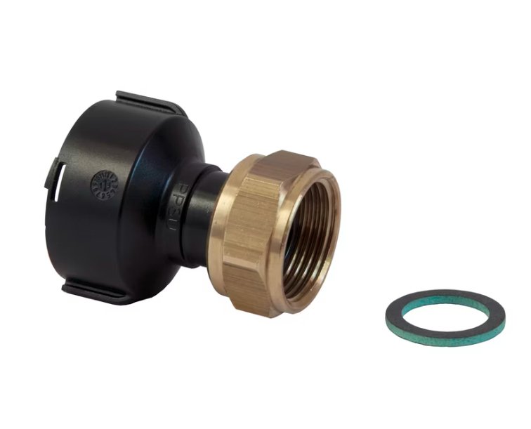 Suoraliitin Uponor Aqua Plus QE PPM SK SK 1x3/4 Mutteri PPSU - KarelianStore