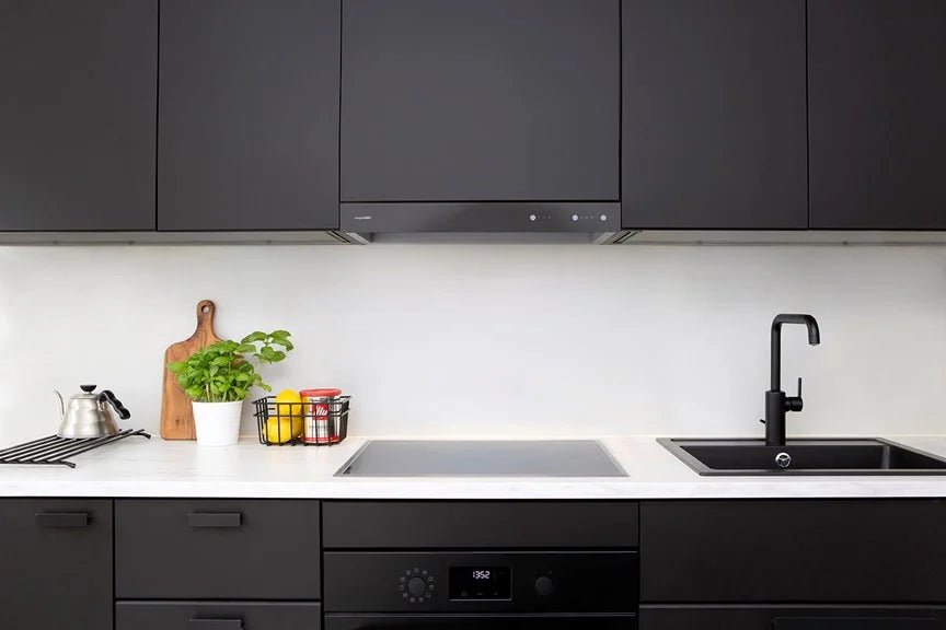 Swegon CASA Salsa Smart 60 Valkoinen Liesikupu Musta lasi - KarelianStore