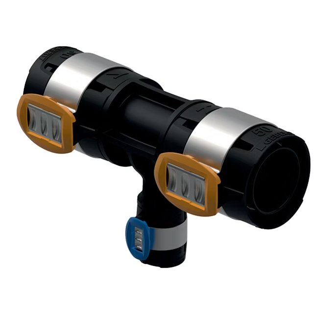 T-haaraliitin Geberit Flowfit Kompo 63x40x63 PPSU - KarelianStore