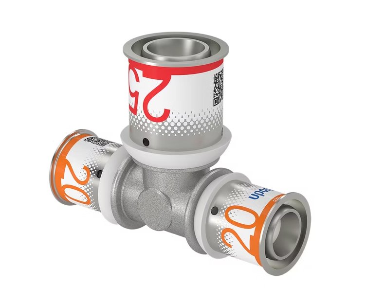 T-haaraliitin Uponor Kompo S-Press Plus 20x25x20 DR - KarelianStore