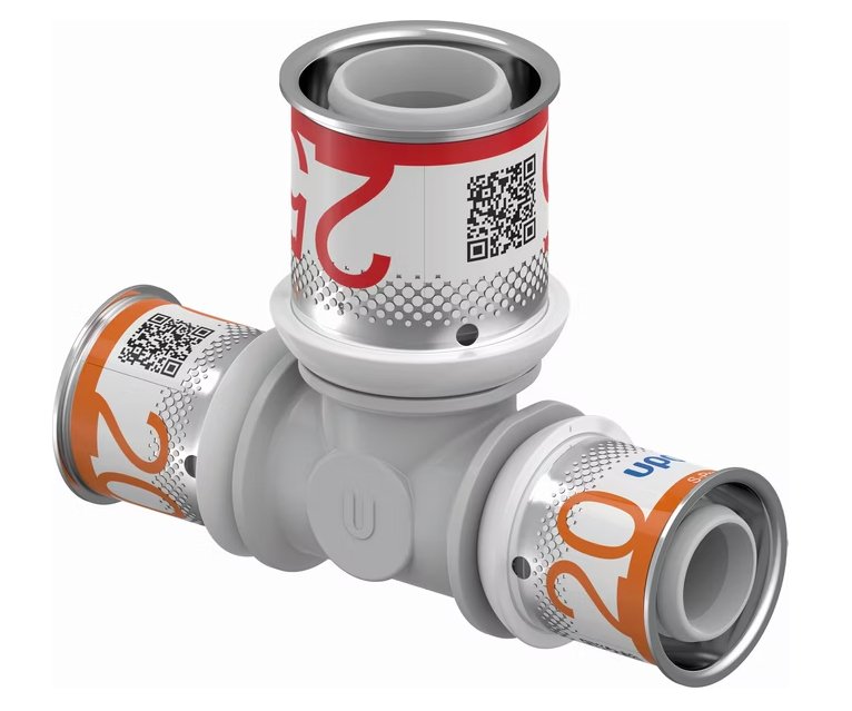 T-haaraliitin Uponor Kompo S-Press Plus 20x25x20 PPSU - KarelianStore