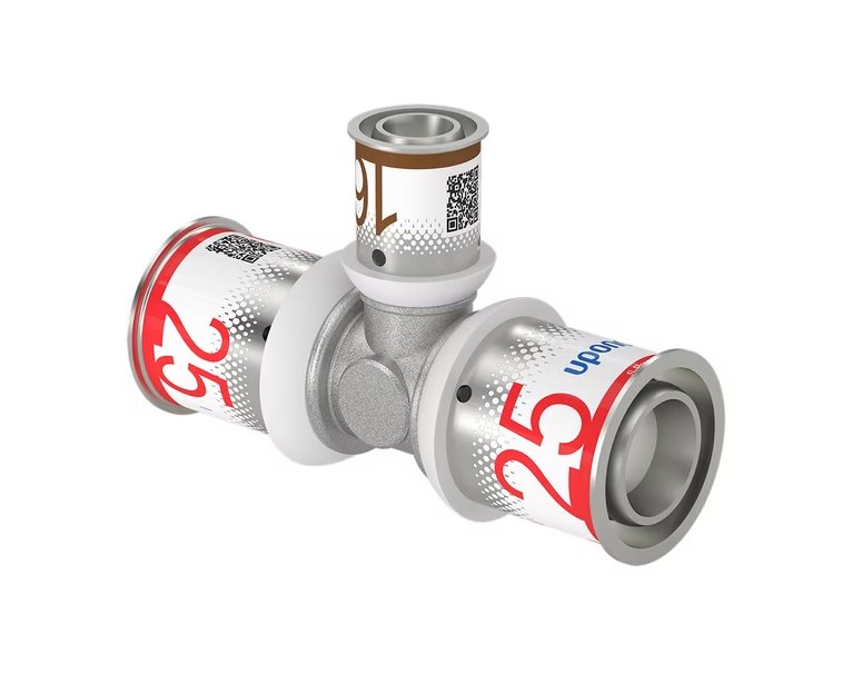 T-haaraliitin Uponor Kompo S-Press Plus 25x16x25 DR - KarelianStore