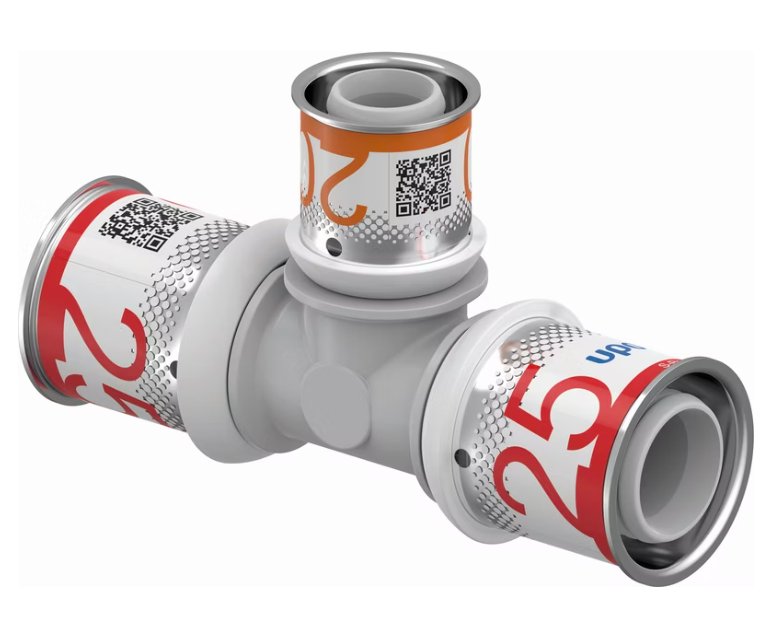 T-haaraliitin Uponor Kompo S-Press Plus 25x20x25 PPSU - KarelianStore