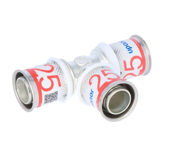 T-haaraliitin Uponor Kompo S-Press Plus 25x25x25 DR - KarelianStore