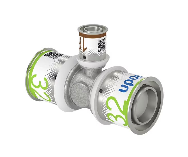 T-haaraliitin Uponor Kompo S-Press Plus 32x16x32 DR - KarelianStore