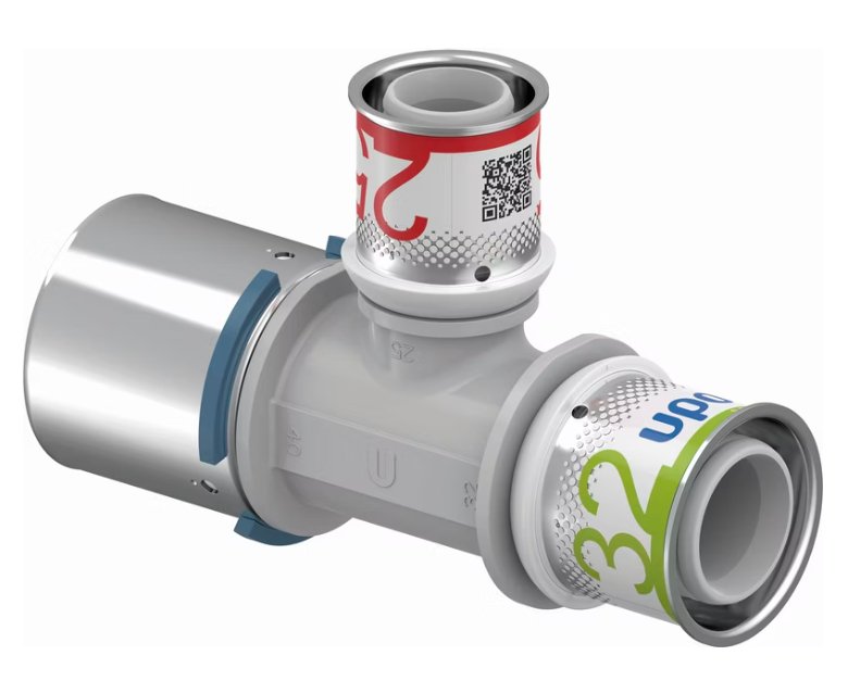 T-haaraliitin Uponor Kompo S-Press Plus 40x25x32 PPSU - KarelianStore