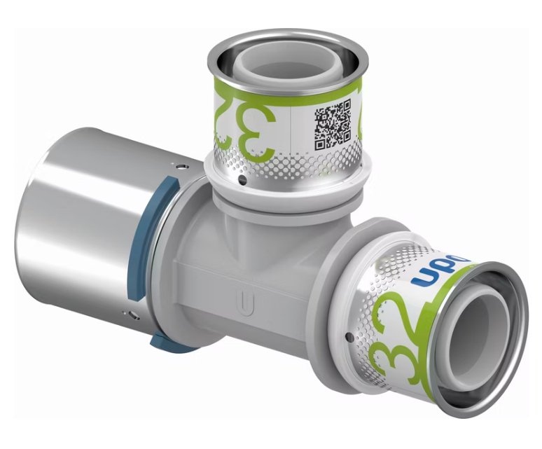 T-haaraliitin Uponor Kompo S-Press Plus 40x32x32 PPSU - KarelianStore