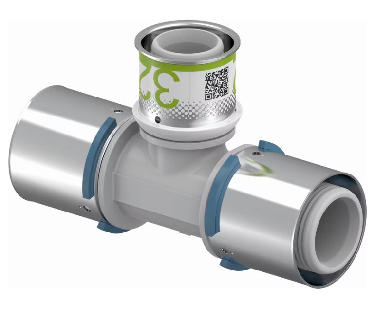 T-haaraliitin Uponor Kompo S-Press Plus 40x32x40 PPSU - KarelianStore