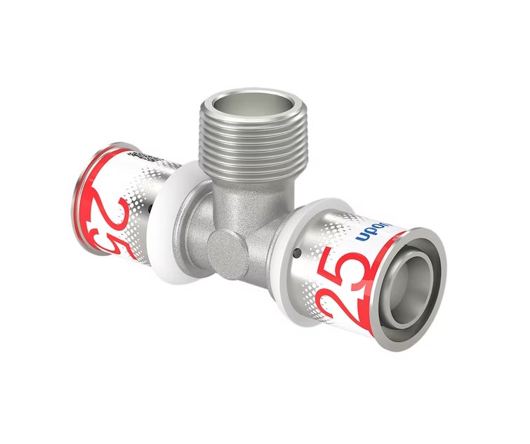 T-haaraliitin Uponor Kompo UK S-Press Plus 25x3/4x25 DR - KarelianStore