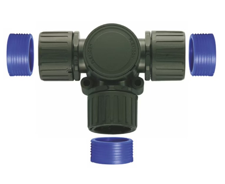 T-kappale Flexicon Muovi HF FPAX34TB Musta 3kpl - KarelianStore