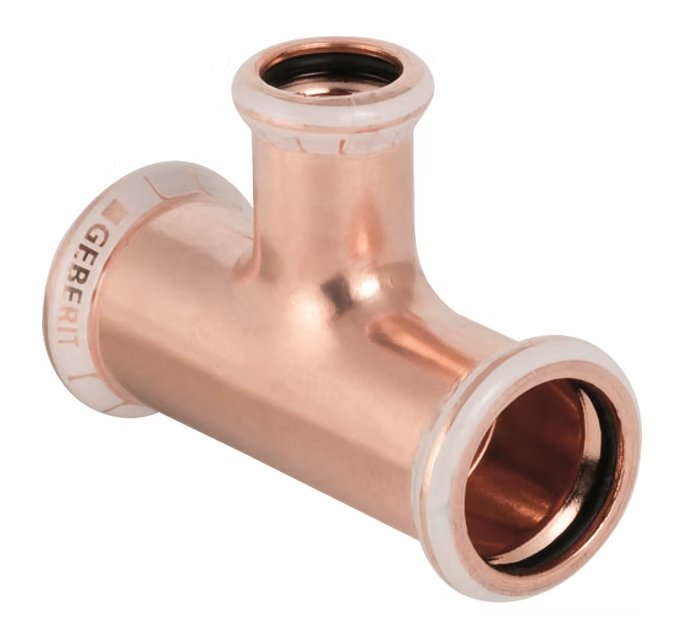 T-supistusyhde Geberit Mapress Puristus CU 76.1x54x76.1 - KarelianStore