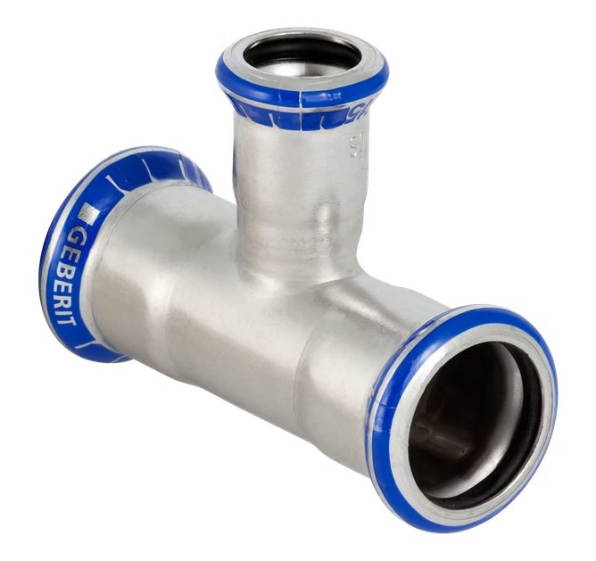 T-supistusyhde Geberit Mapress Puristus HST 28x18x28 - KarelianStore