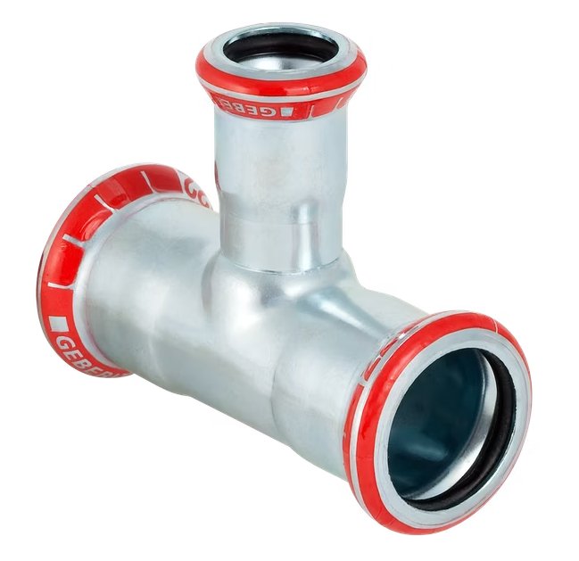 T-supistusyhde Geberit Mapress Puristus Zn 22x12x22 - KarelianStore