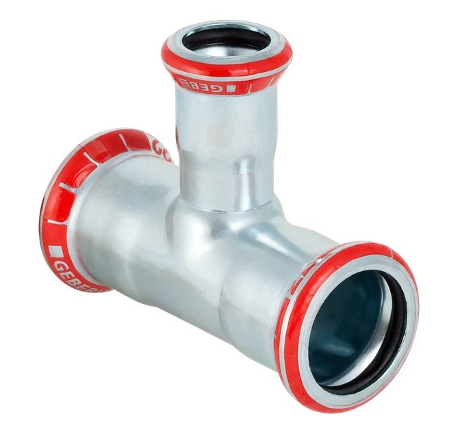 T-supistusyhde Geberit Mapress Puristus Zn 35x15x35 - KarelianStore