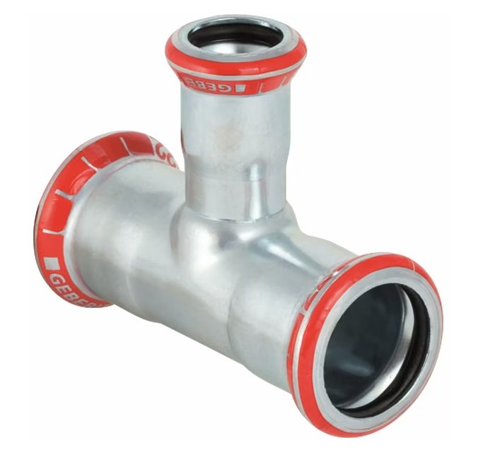 T-supistusyhde Geberit Mapress Puristus Zn 35x22x35 - KarelianStore