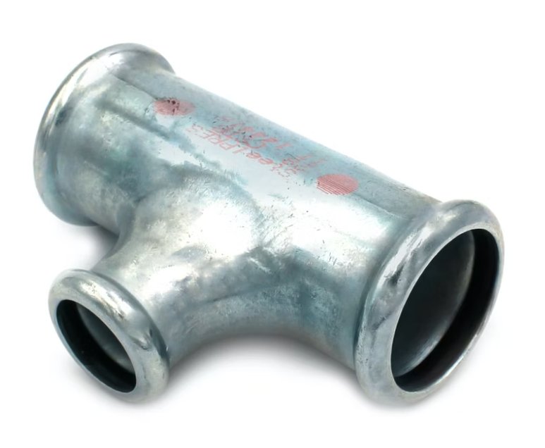 T-Supistusyhde RM Puristus Zn 88.9x54x88.9 - KarelianStore