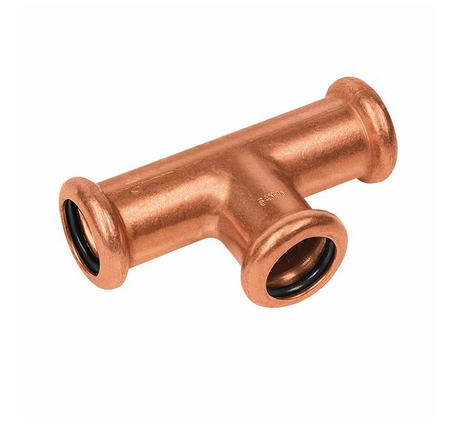 T-supistusyhde Sanha Puristus Cu 35x28x35 - KarelianStore