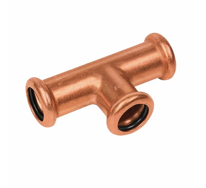 T-supistusyhde Sanha Puristus Cu 42x28x42 - KarelianStore