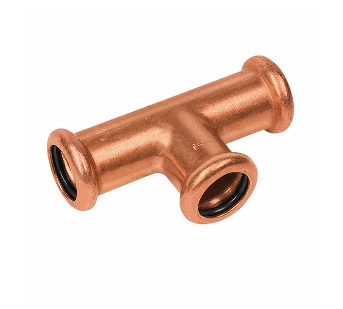 T-supistusyhde Sanha Puristus Cu 76.1x54x76.1 - KarelianStore