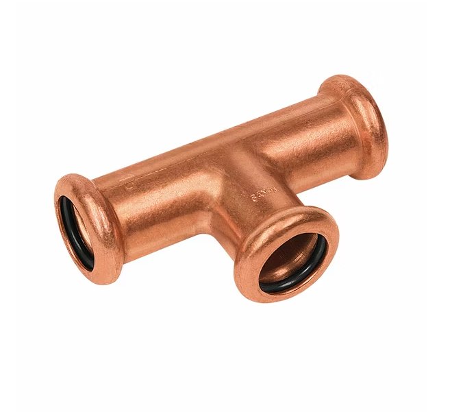 T-supistusyhde Sanha Puristus Cu 88.9x54x88.9 - KarelianStore