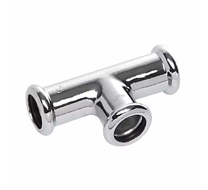 T-supistusyhde Sanha Puristus Cu Kromi 18x15x15 - KarelianStore