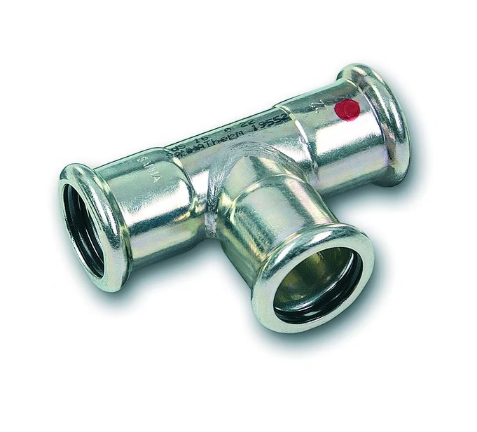 T-supistusyhde Sanha Puristus Zn 22x18x22 - KarelianStore