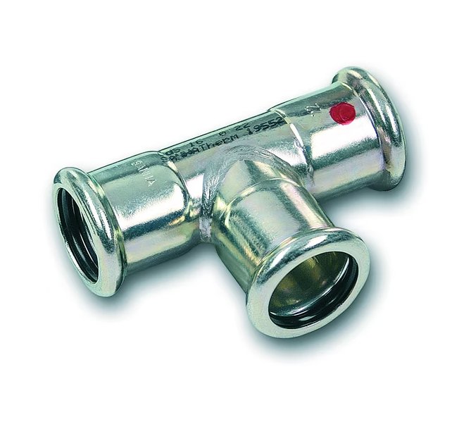 T-supistusyhde Sanha Puristus Zn 42x35x42 - KarelianStore