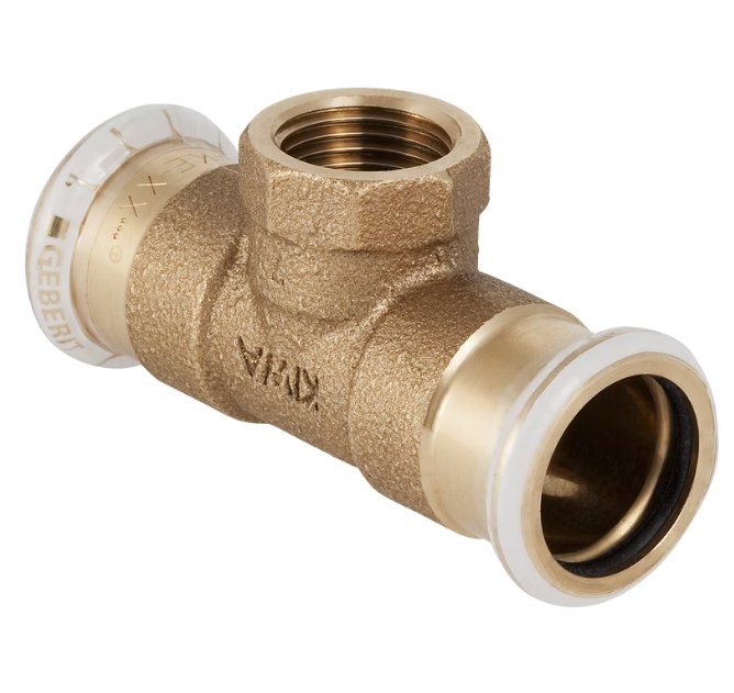 T-yhde Geberit Mapress Puristus SK Cu 18x1/2x18 - KarelianStore