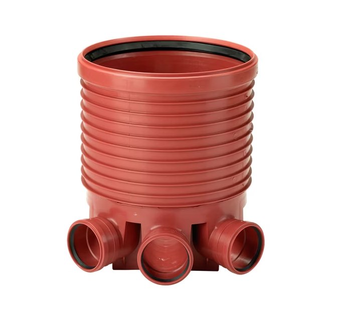 Tarkastuskaivon Pohjaosa Uponor 400x160 Risteävä - KarelianStore