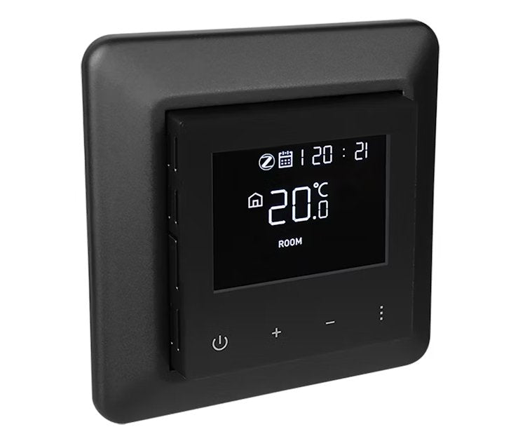 Termostaatti Futurehome Älykoti Zigbee 3.0 16A Musta - KarelianStore