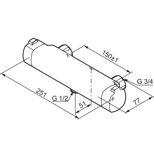 Termostaattihana Mora 391100 LionX - KarelianStore