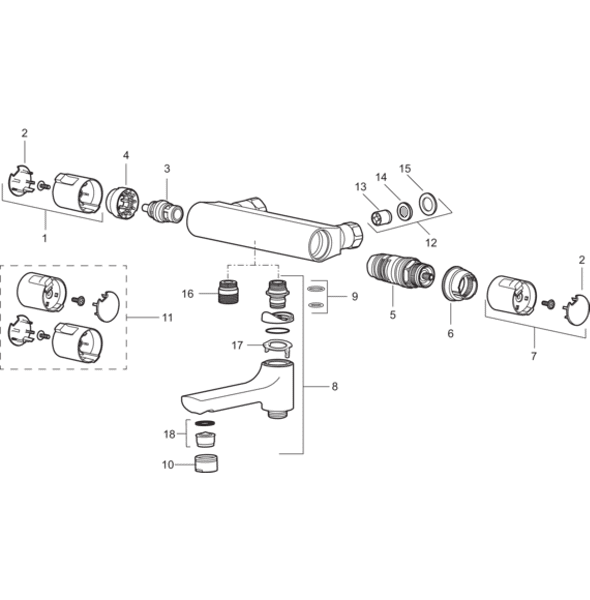 Termostaattikylpyhana Mora Cera T4 - KarelianStore