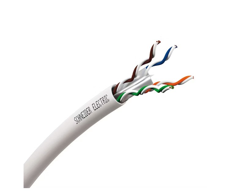 Tietoverkkokaapeli Schneider Electric HF CAT6 U UTP 4P DCA 100m - KarelianStore