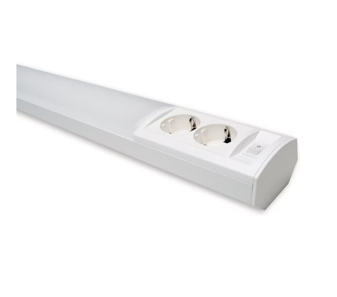 Työpistevalaisin Ensto Ami AL122L 1330mm 20W 2os pistorasia DSO - KarelianStore