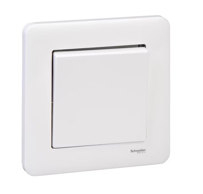 Uppokytkin Schneider Electric Exxact Vaihto 6 Valkoinen 5 kpl - KarelianStore