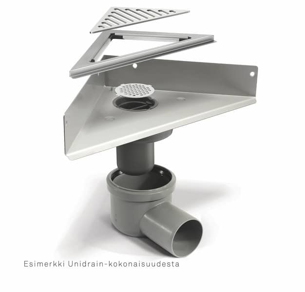 Vaakakaivo Kulma Unidrain 2411 75mm - KarelianStore