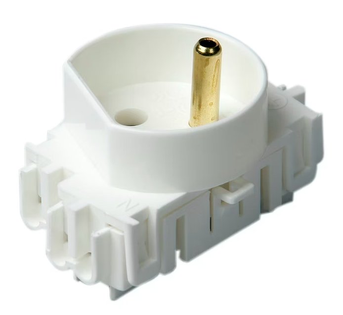 Valaisinpistorasia ABB AKL 3 Upotettavalle Kannelle AKK13J - KarelianStore