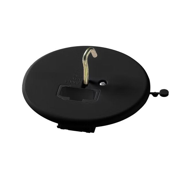 Valaisinpistorasia ABB DCL RIpustuskansi Uppo Musta - KarelianStore