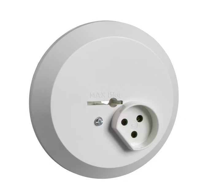 Valaisinpistorasia Schneider Electric 3-napainen Koukulla Pinta Uppo - KarelianStore