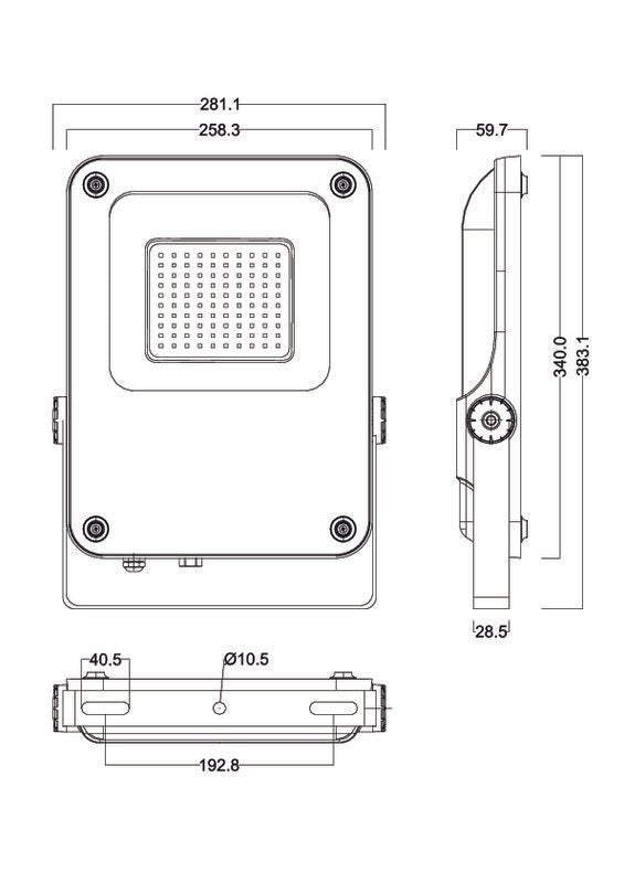 Valonheitin Onnline Onnflood 2 IP65 11000lm 100W - KarelianStore
