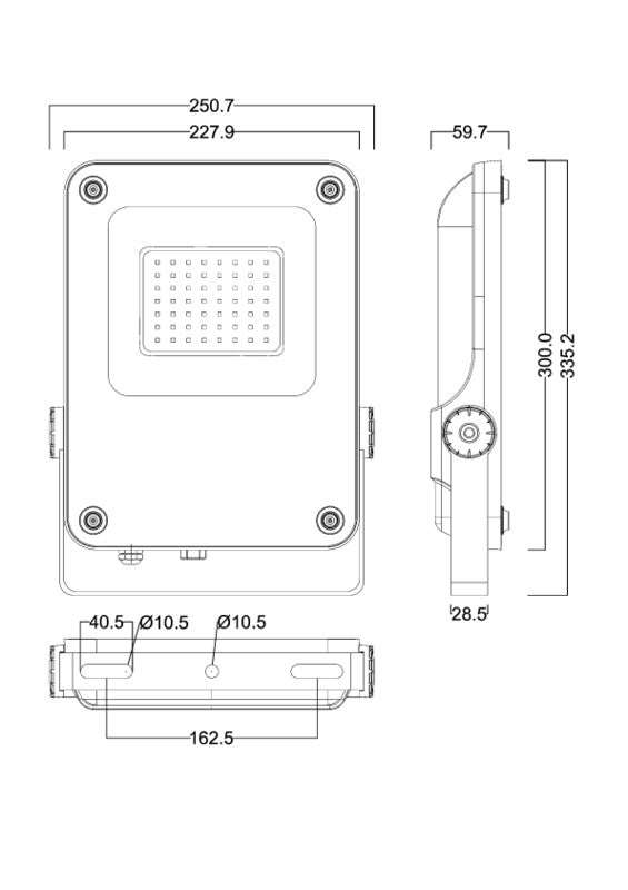 Valonheitin Onnline Onnflood 2 IP65 8800lm 80W - KarelianStore