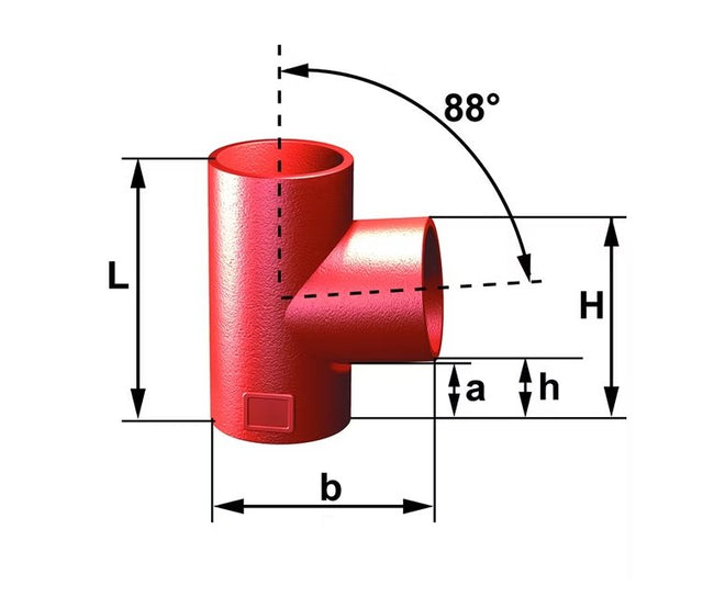 Valurautahaarayhde Saint-Gobain SMU 100x70x88 - KarelianStore