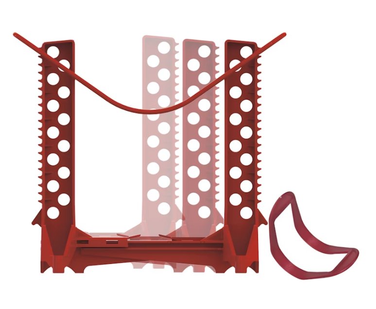 Valutuki Faluplast 50/75/110 PP Punainen 19529 - KarelianStore