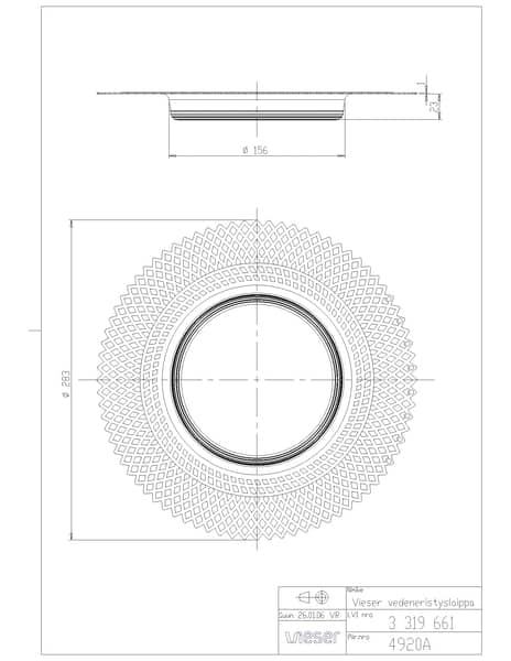 Vedeneristyslippa Vieser Lattiakaivoille - KarelianStore